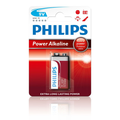 Pila PHILIPS Alcalina 6LF22/ 9V