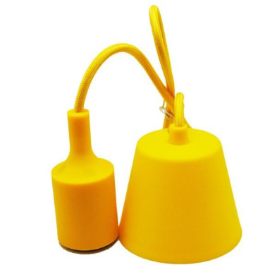 Florón portalamparas e27 silicona