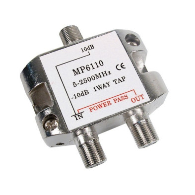 Derivador de 1 salida - 10dB (5-2400Mhz)