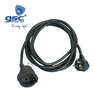 Prolongador negro 5m 3500W
