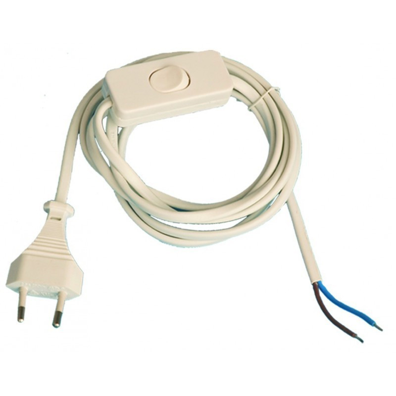 Conexión de cable plano con interruptor paso 1.5m