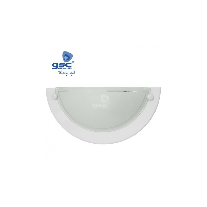 Plafón semicircular pared E27