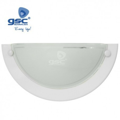 Plafón semicircular pared E27