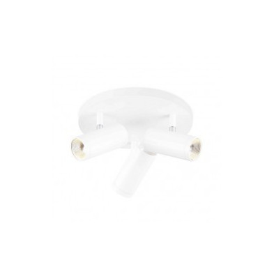 Plafón de techo GU10 triple Blanco