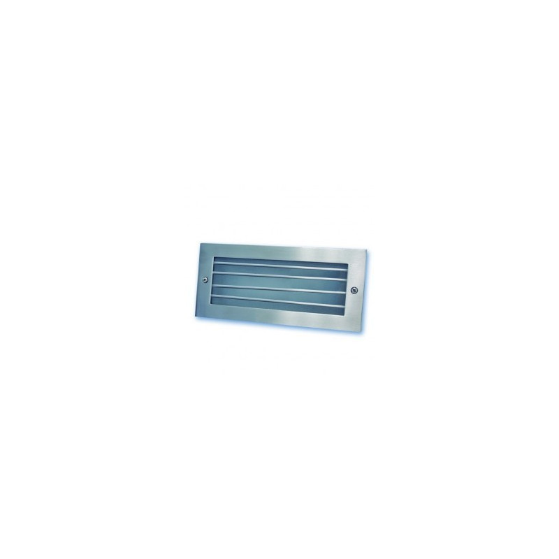 Aplique empotrable rectangular exterior