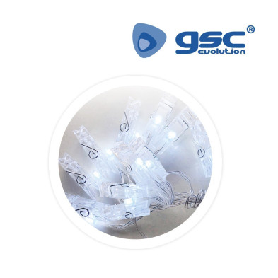 Pinzas transparentes 6000-10000K 1,95M