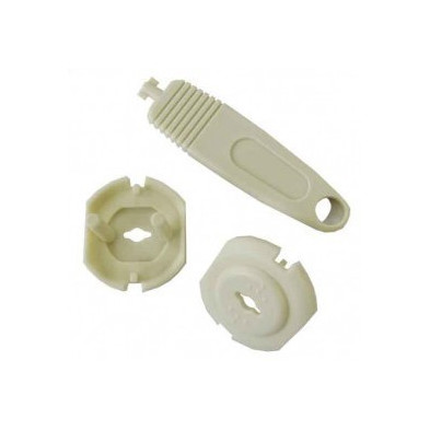 Pack de 6 protectores de enchufe 2 polos