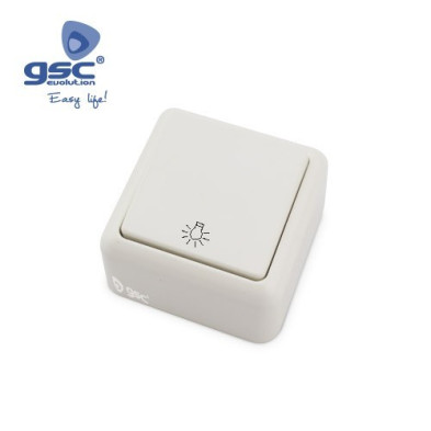 Pulsador campana ALPHA cuadrado