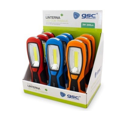 Linterna LED de trabajo con gancho e imán
