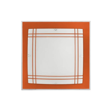 Aplique cuadrado techo 2XE27