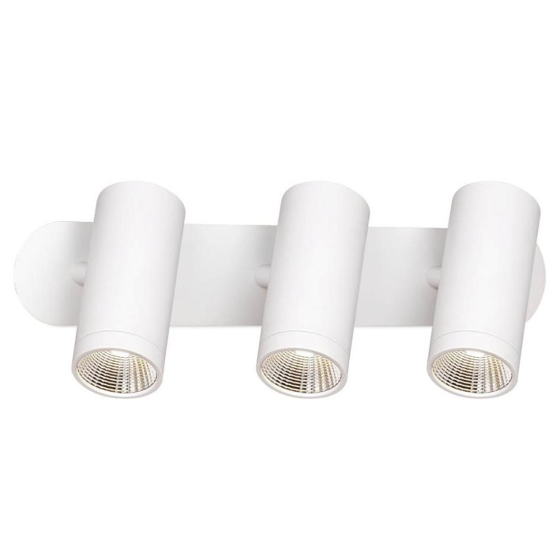 Plafón de techo GU10 triple Blanco