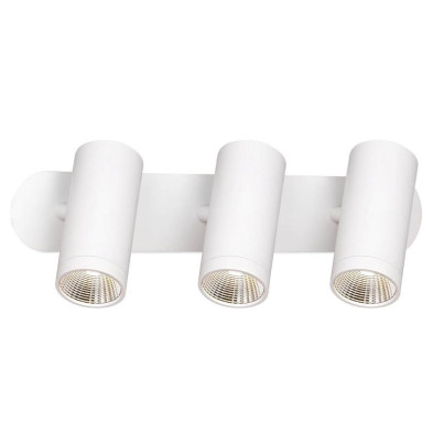 Plafón de techo GU10 triple Blanco