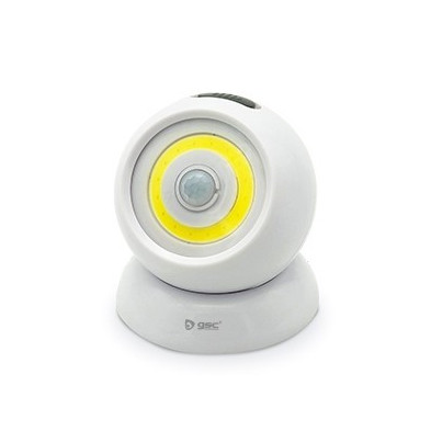 Aplique LED 2W con sensor de movimiento a pilas
