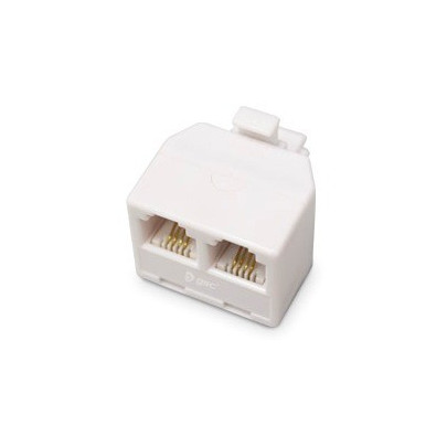 Distribuidor telefónico doble 6P/4C RJ11