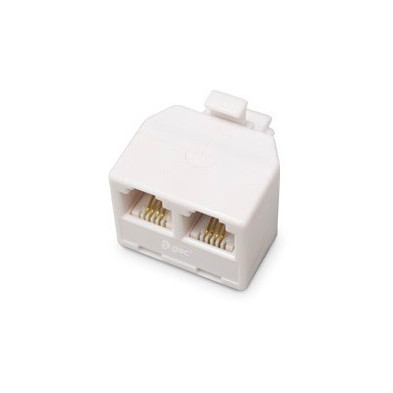 Distribuidor telefónico doble 6P/4C RJ11