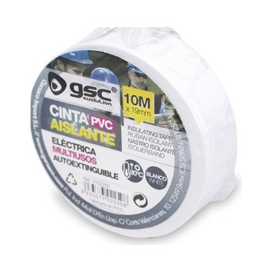 Cinta aislante eléctrica PVC 19mm