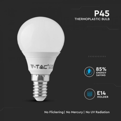 Bombilla Profesional LED esferica 5W E14