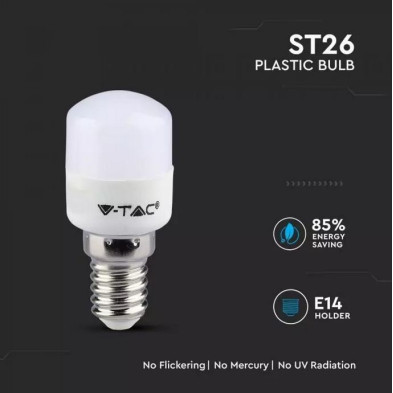 Bombilla Pebetera LED 2W E14 Frigorificos