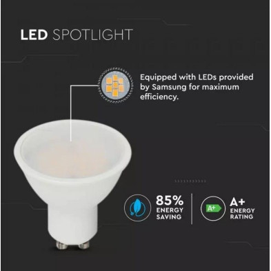 Dicróica LED 10W GU10 5 años de garantía