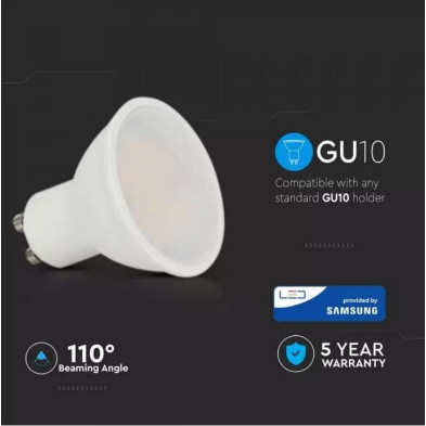 Dicróica LED 10W GU10 5 años de garantía
