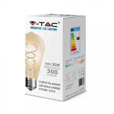 Bombilla LED filamento E27 ST64 5W
