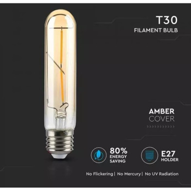 Bombilla LED tubular E27 5W