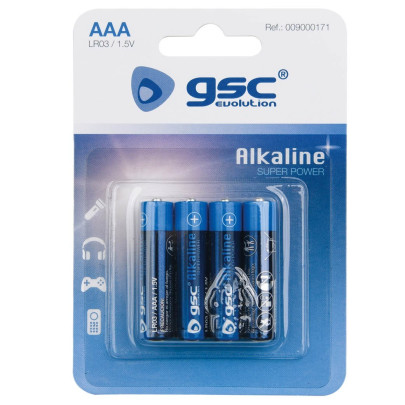 Pila GSC Alcalina LR03 AAA