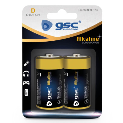 Pila GSC Alcalina LR20 D