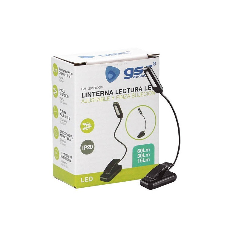 Linterna lectura LED