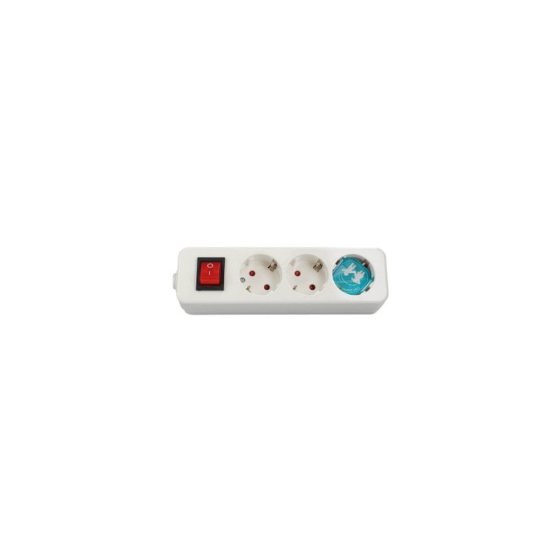 Base Múltiple sin cable con interruptor (3, 4, 5 o 6 tomas)