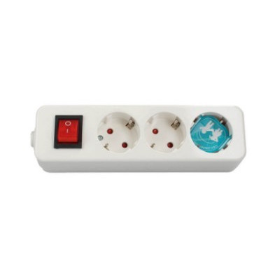 Base Múltiple sin cable con interruptor (3, 4, 5 o 6 tomas)