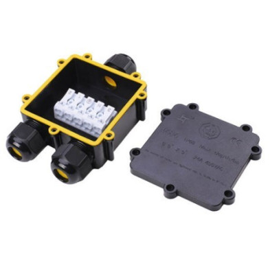 Caja conexion estanca Y + regleta IP68 Caja conexion estanca Y + regleta IP68