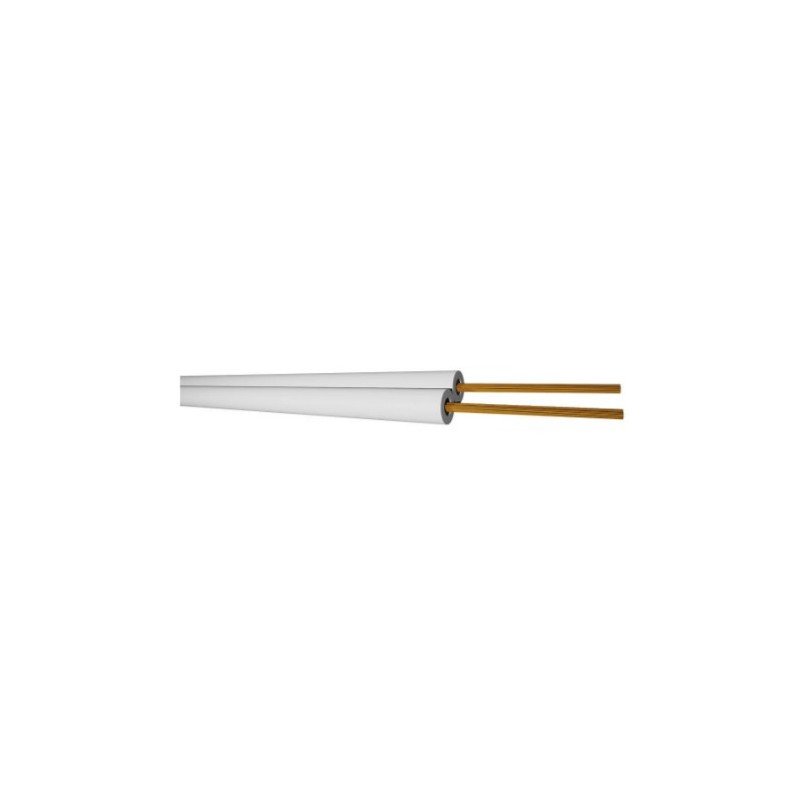 Cable paralelo blanco polarizado