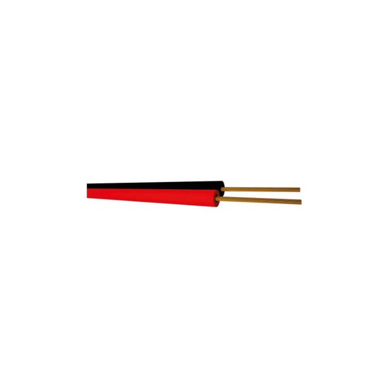 Cable paralelo Rojo/Negro polarizado