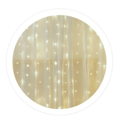 Cortina LED luminosa 2x1M