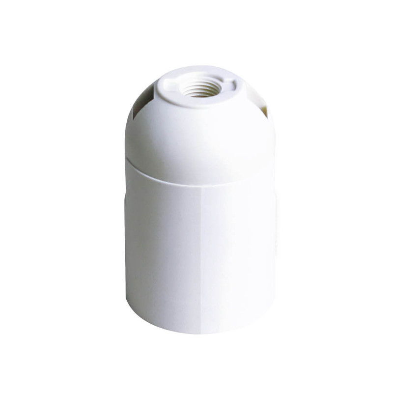 Portalámparas termoplástico liso E27