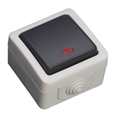Pulsador con LED luminoso