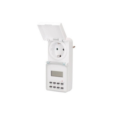 Temporizador digital para exterior IP44