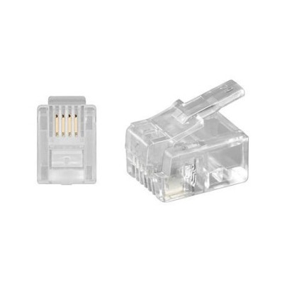 Conector telefónico 6P/4C RJ11