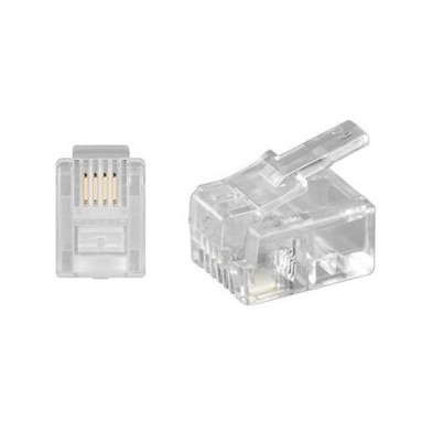 Conector telefónico 6P/4C RJ11