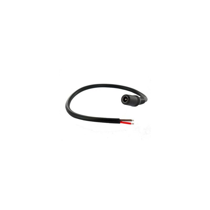 Conector DC Hembra Tira LED con cable