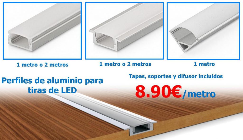Perfiles de Aluminio para tiras led
