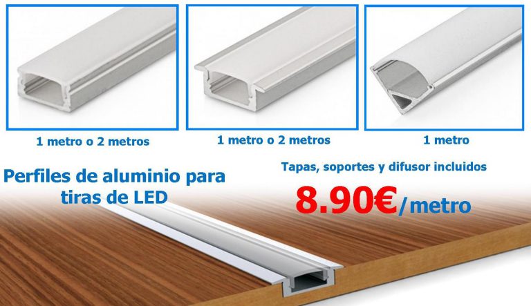 Perfiles de Aluminio para tiras led